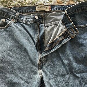 Levi's Men's 550 Relaxed Fit Blue Jeans 100% Cotton W42 L30